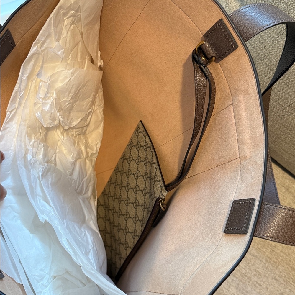 Gucci Ophidia Vertical Shopping Tote- New With Box - Picture 11 of 15